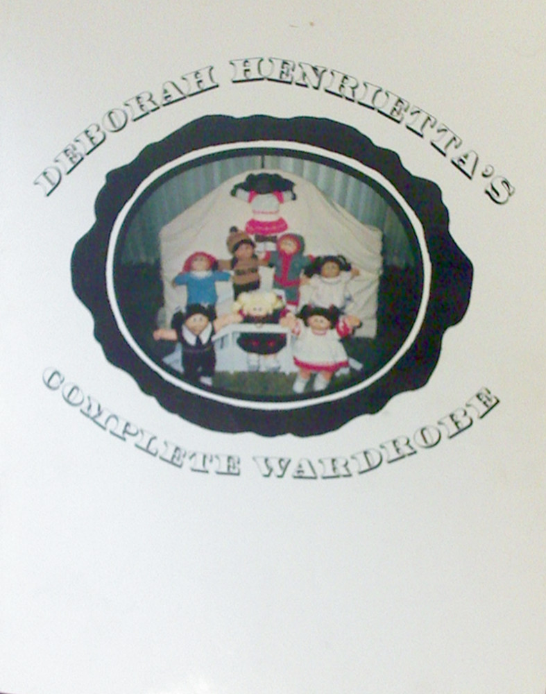 Cabbage Patch type Doll Wardrobe Patterns Machine Knitters