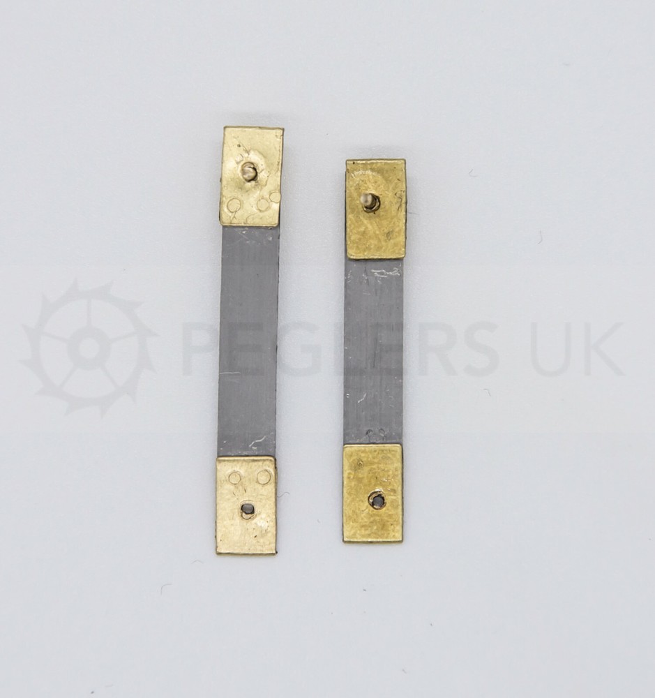 2x Assorted Brass Clock Pendulum Suspension Springs - SU12