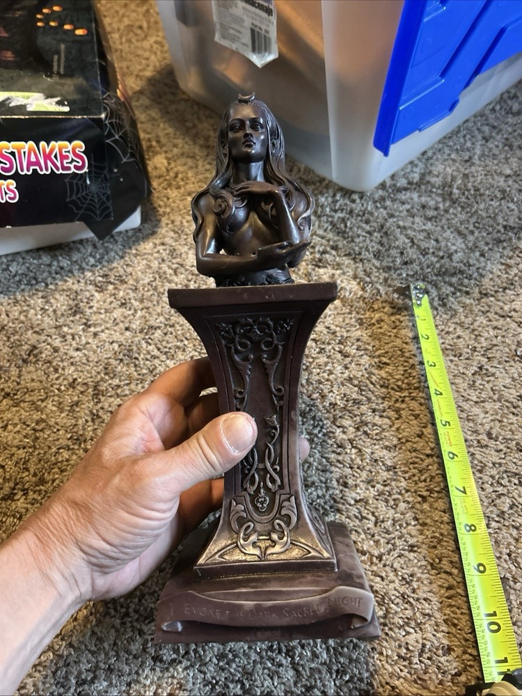 Devine Wiccan Goddess Wooden Statue