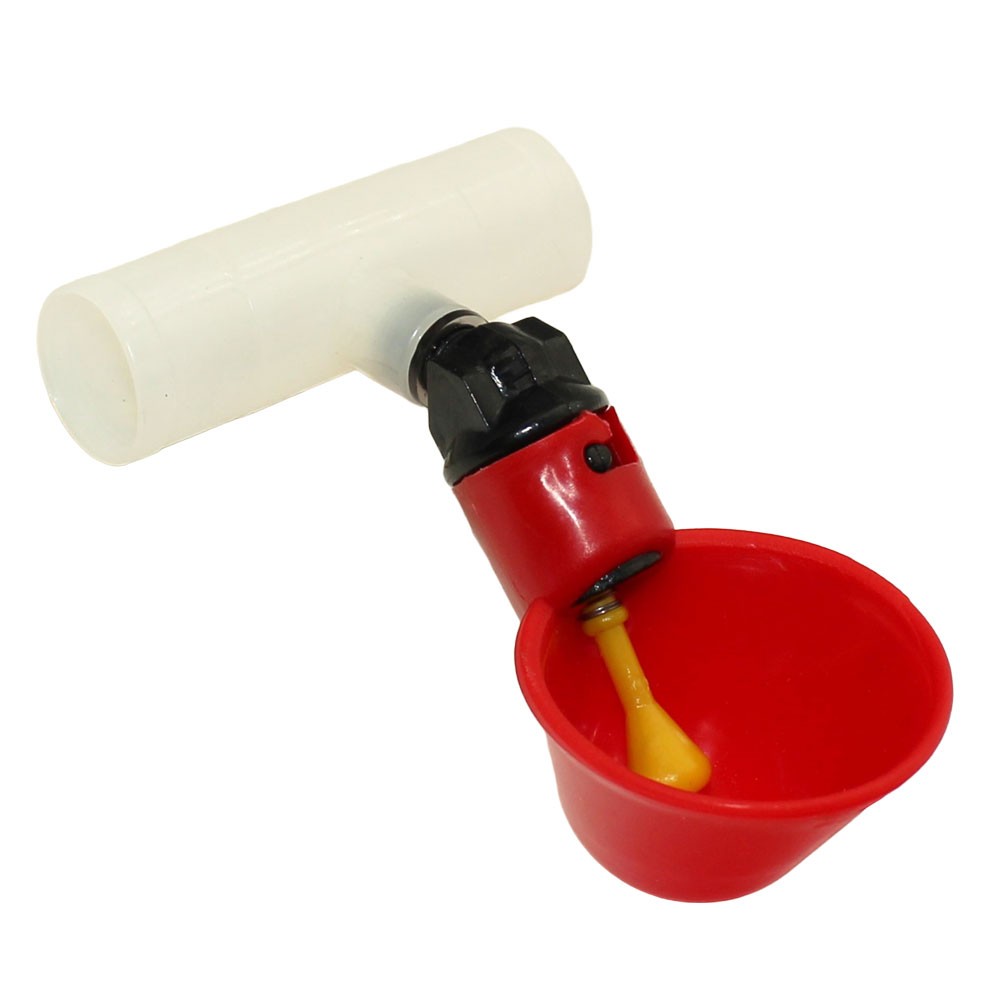 OTK20-0428 Automatic Drinker Cup w/ Clear Plastic Fitting for Universal Products