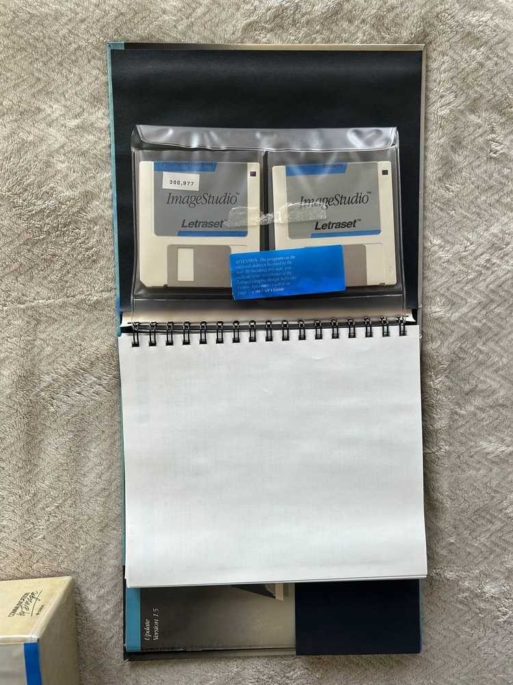 ImageStudio Letraset. Vintage software for Apple Macintosh