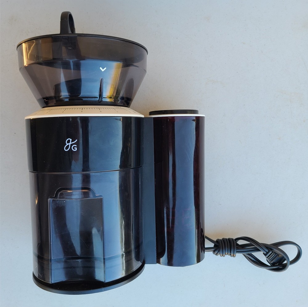 COFFEE GRINDER WITH BUILT-IN COFFEE SCALE, TESTED - READ DESCRIPTION!
