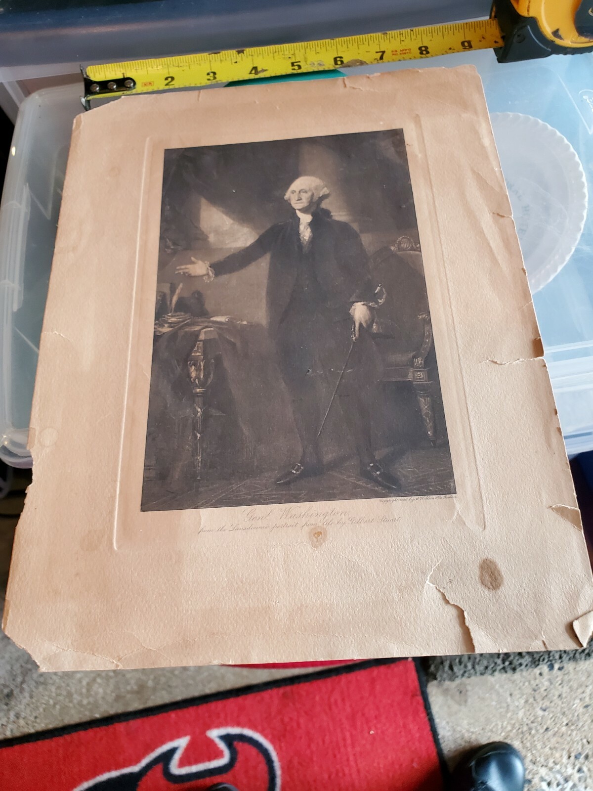 George Washington 1896 Picture  Rare