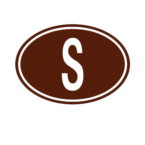 Sweden Oval Sticker Decal