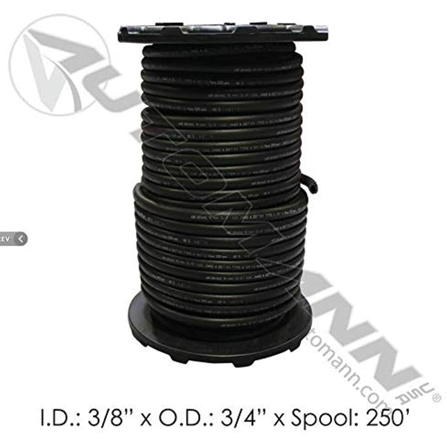 Trailer Rubber Air Brake Hose 3/8in Bulk 250FT Spool