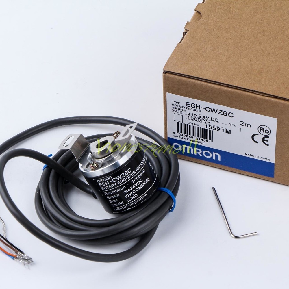 1PCS New Omron E6H-CWZ6C 1000P/R Rotary Encoder-
