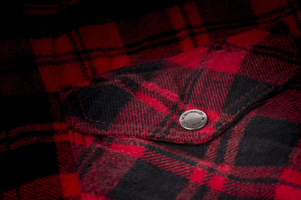 Marksman Flannel Black/Red Md