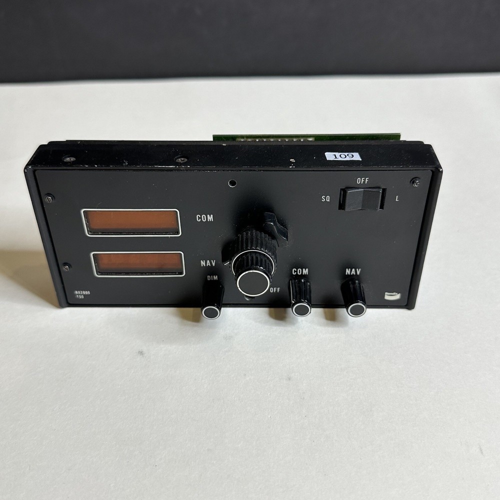 Bendix BX2000 TSO Nav Comm Computer Front Panel Assy 3604169-0507