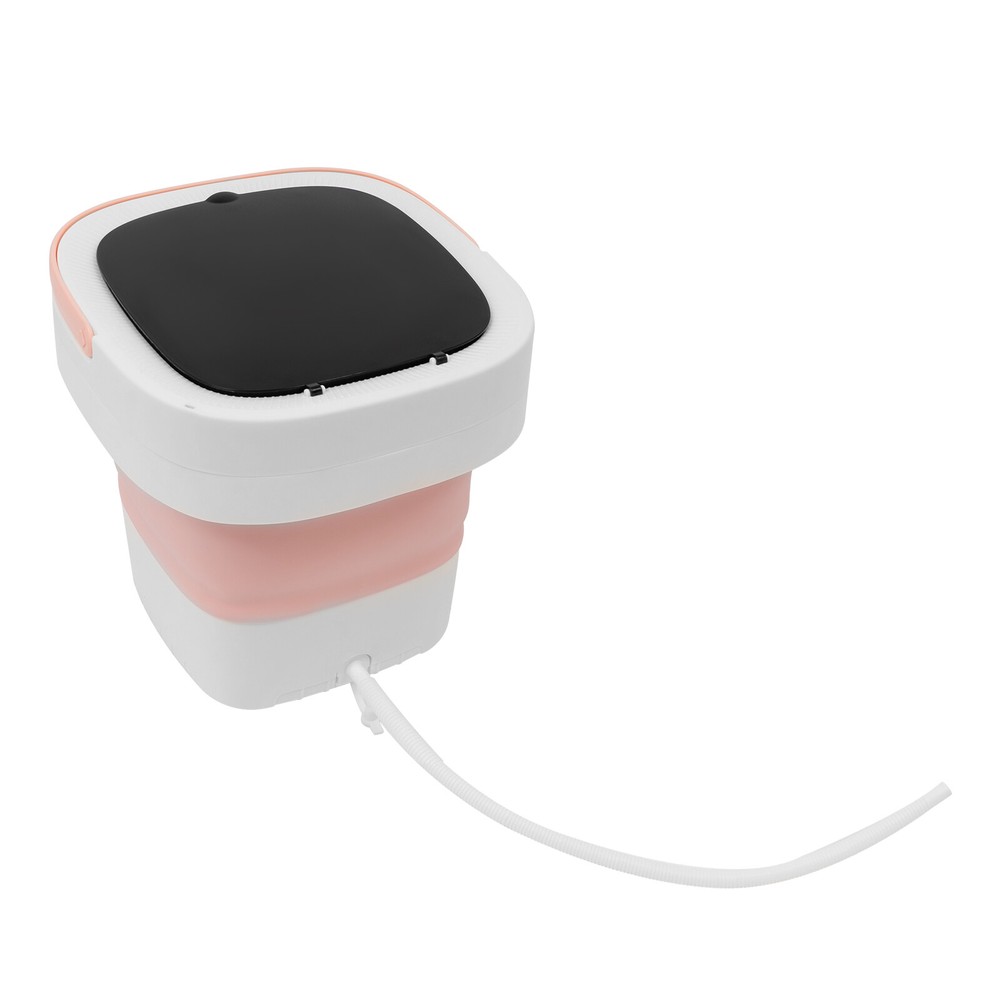 Pink Mini Foldable Washing Machine Electric Washing Machine for small clothes