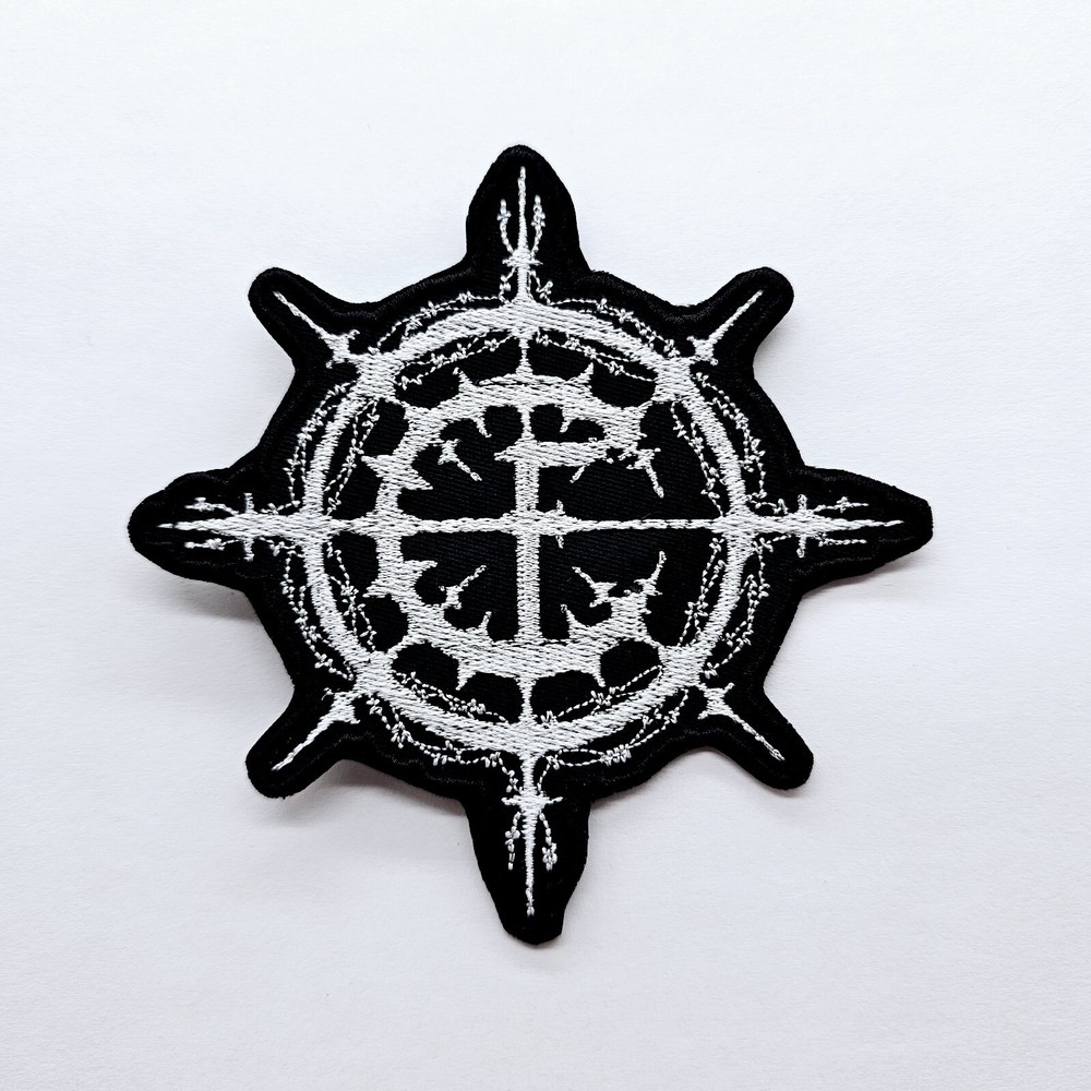 Carpathian Forest White Shaped Logo EMBROIDERED PATCH