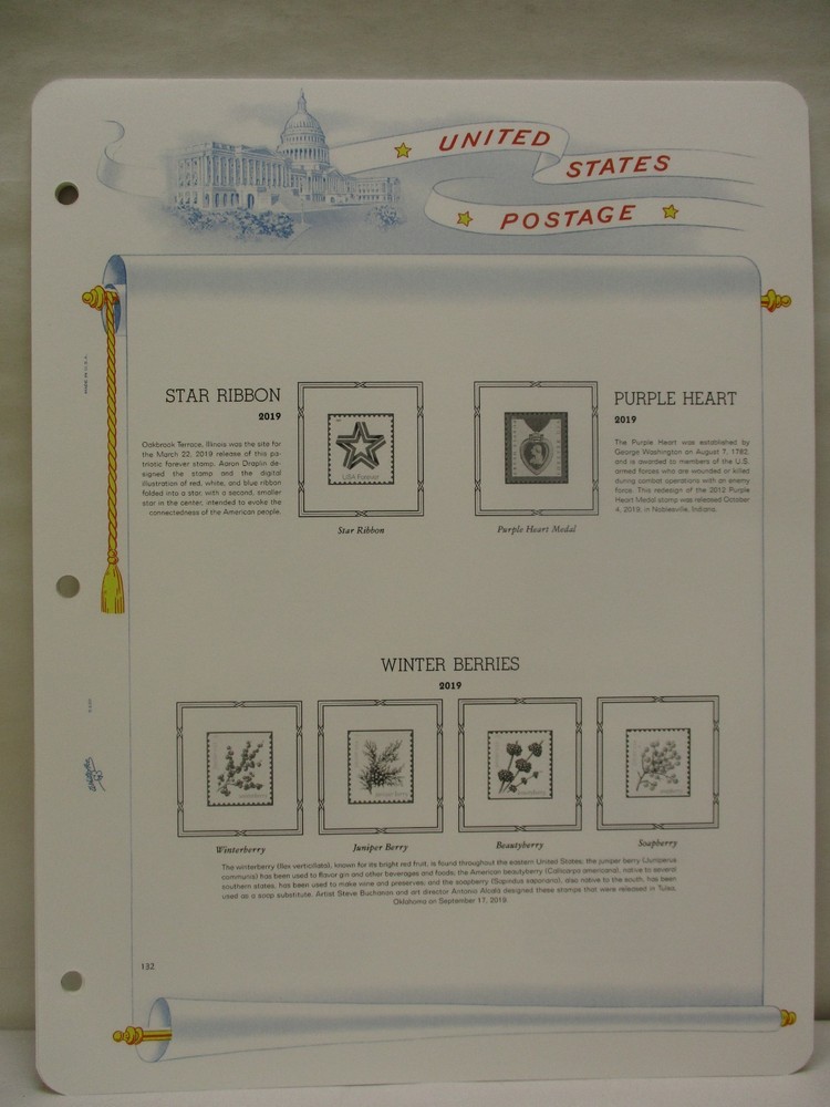 White Ace Stamp Supplement 2019 Regular Issue "USR-48"