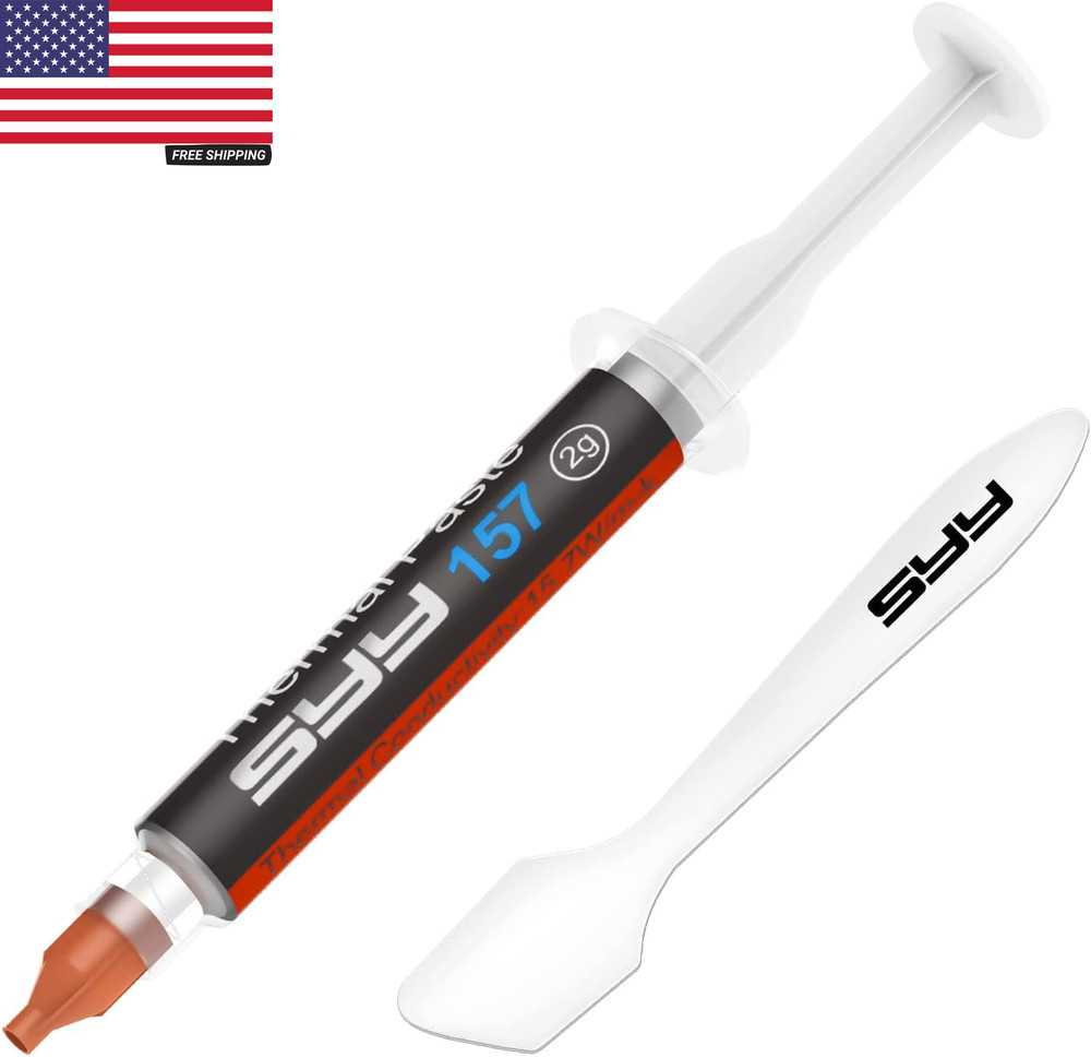 Thermal Paste with Tool Kit, 4 Grams CPU Paste Thermal Compound Paste Heatsink f