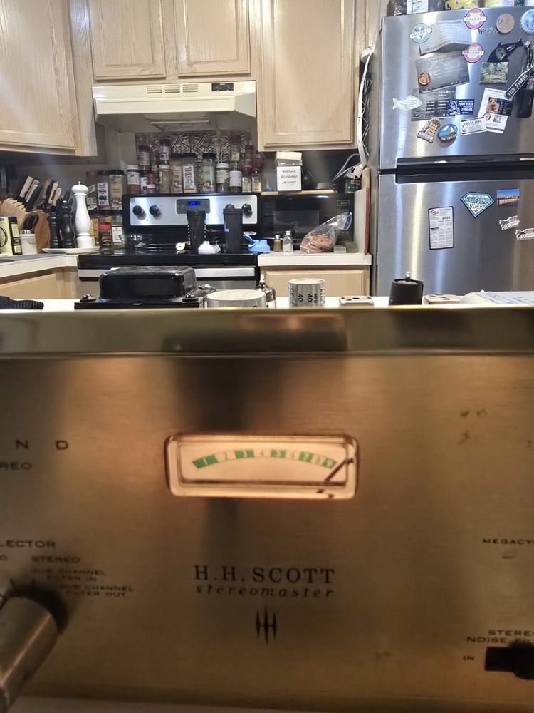 H.H. Scott 350 Wideband FM MULTIPLEX Stereomaster Tube, functioning