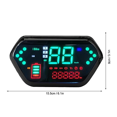 Universal Motorcycle Speedometer,Ebike Electric Speedometer Motorcycle