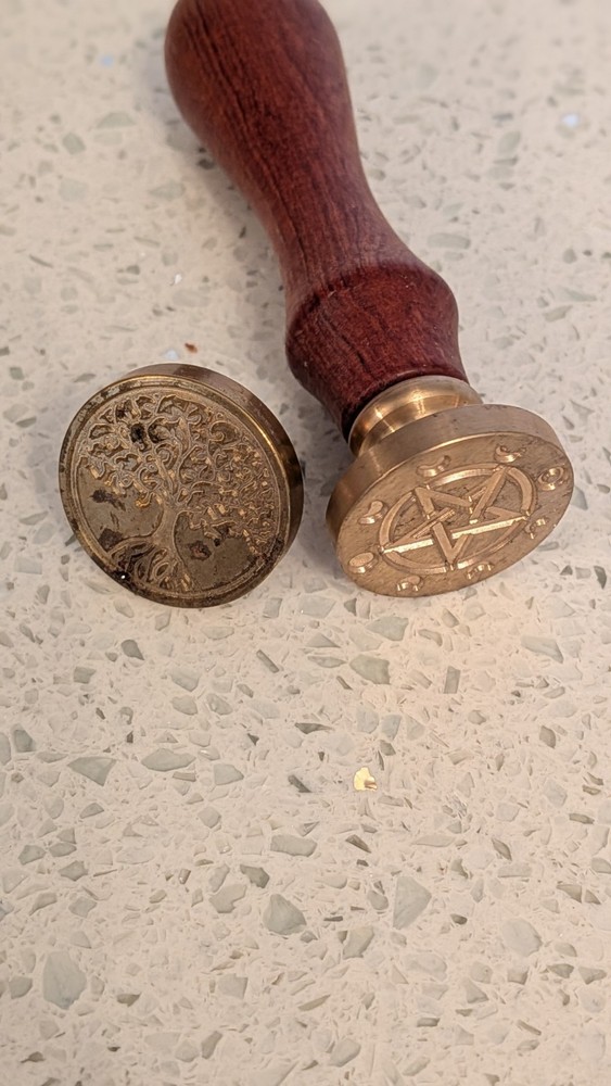 Wax Seal Stamp With 2 Stamp Designs #1