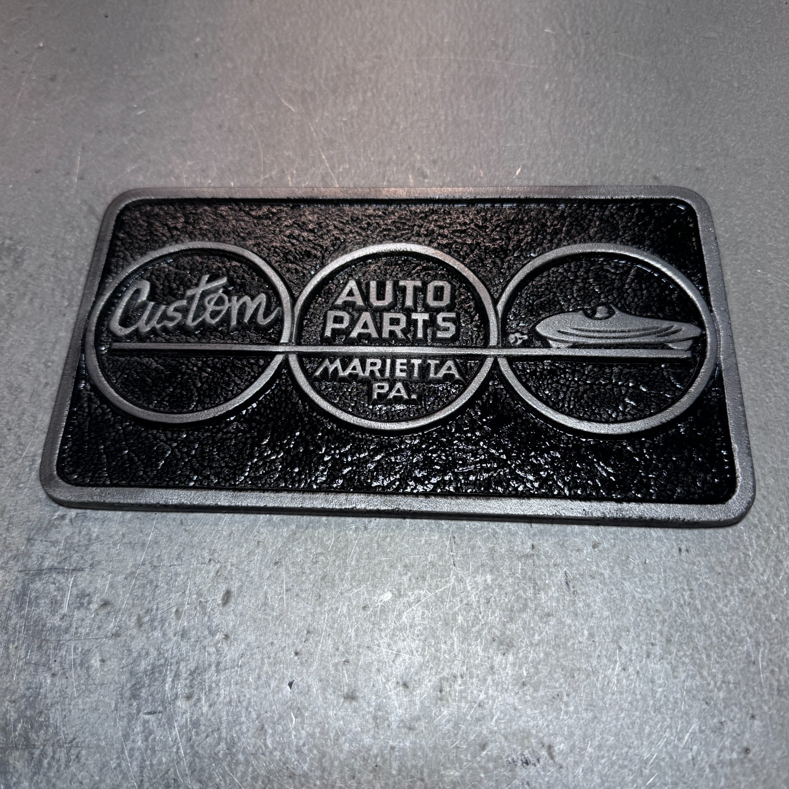 Custom Auto Parts Marietta, PA Car Club Plaque