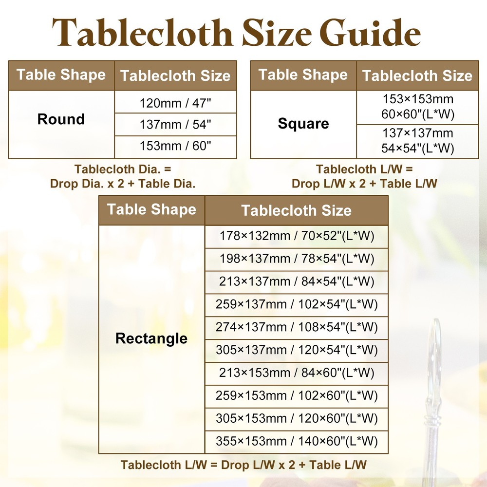 54x84 Inch Clear Plastic Tablecloth, Rectangle Vinyl Table Cover Protector