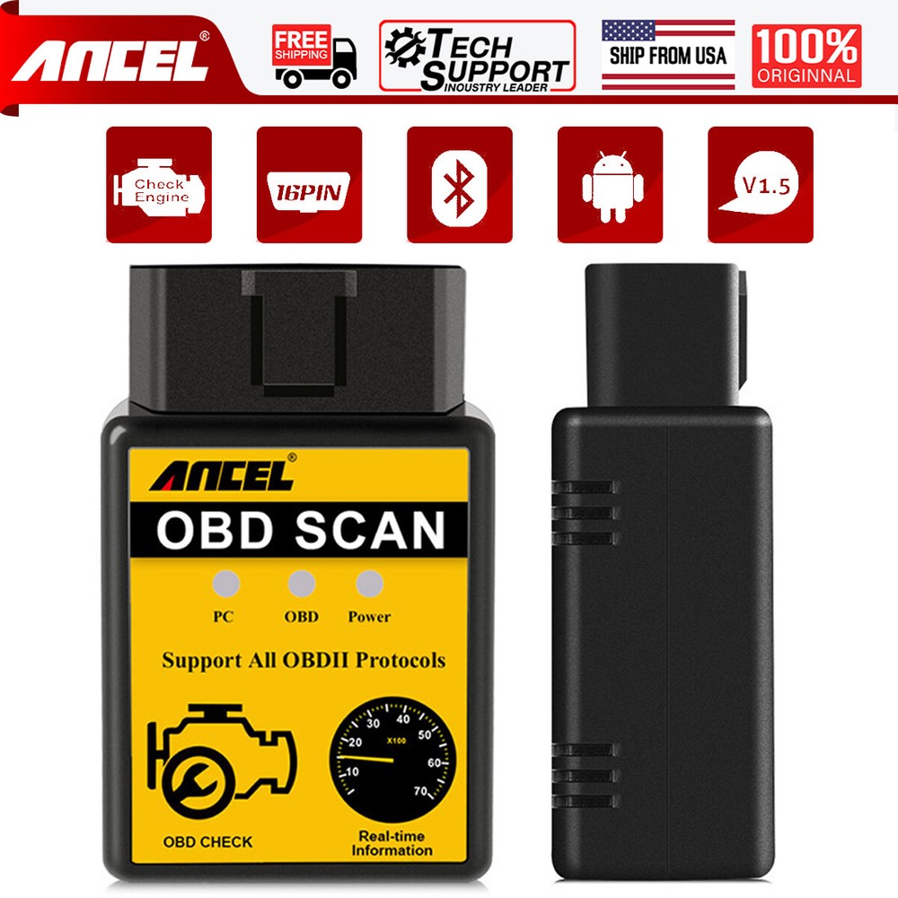 ANCEL ELM327 V1.5 OBD2 Scanner Code Reader Diagnostic Tool Check Engine Fault