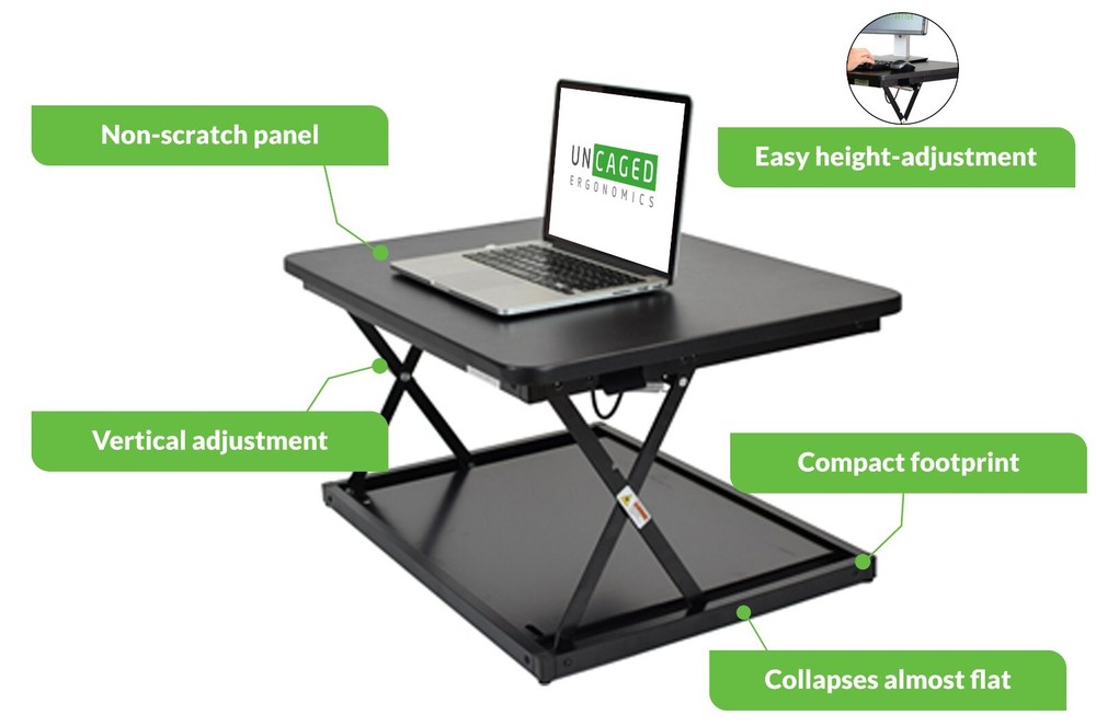 Standing Desk Converter for Laptops Desktops Riser Conversion Stand Topper cheap
