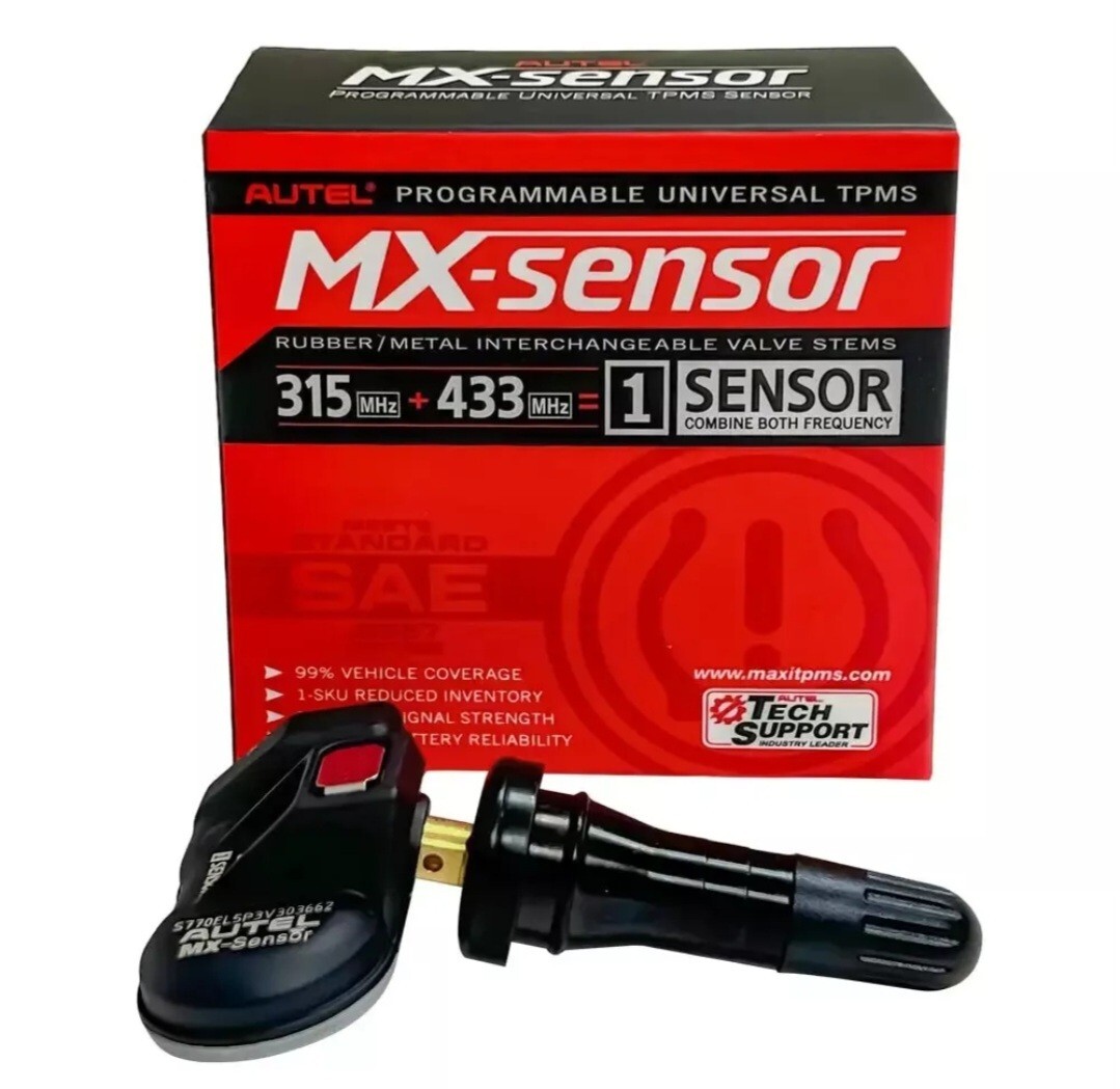 Autel TPMS MX-Sensor 315MHz & 433MHz Programmable Universal Rubber 20 Pack New