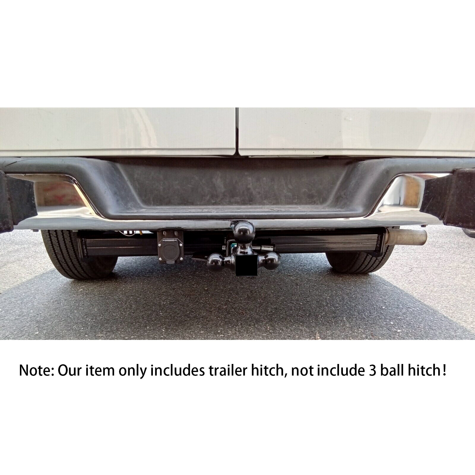 Trailer Tow Hitch Class 3 For 1996-2024 Chevy Express GMC Savana 1500 2500 3500