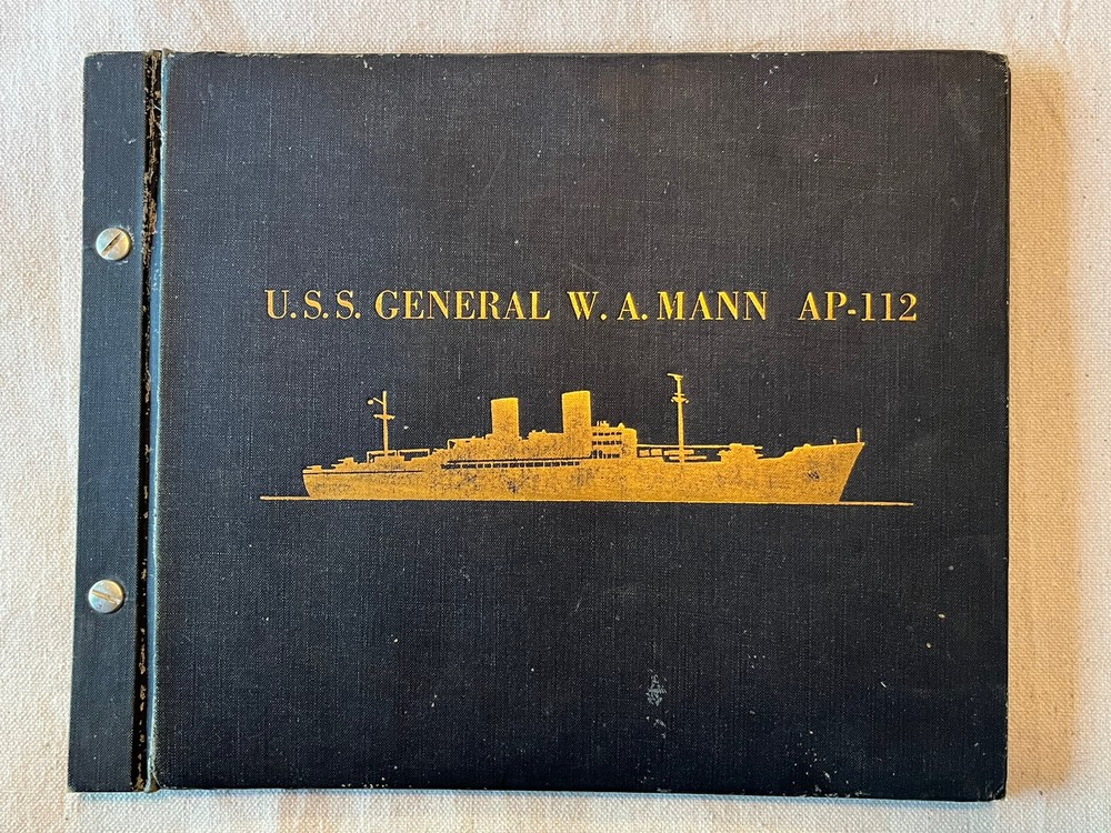 WWII Navy Seamans Operations Quilt USS Gen. WA Mann