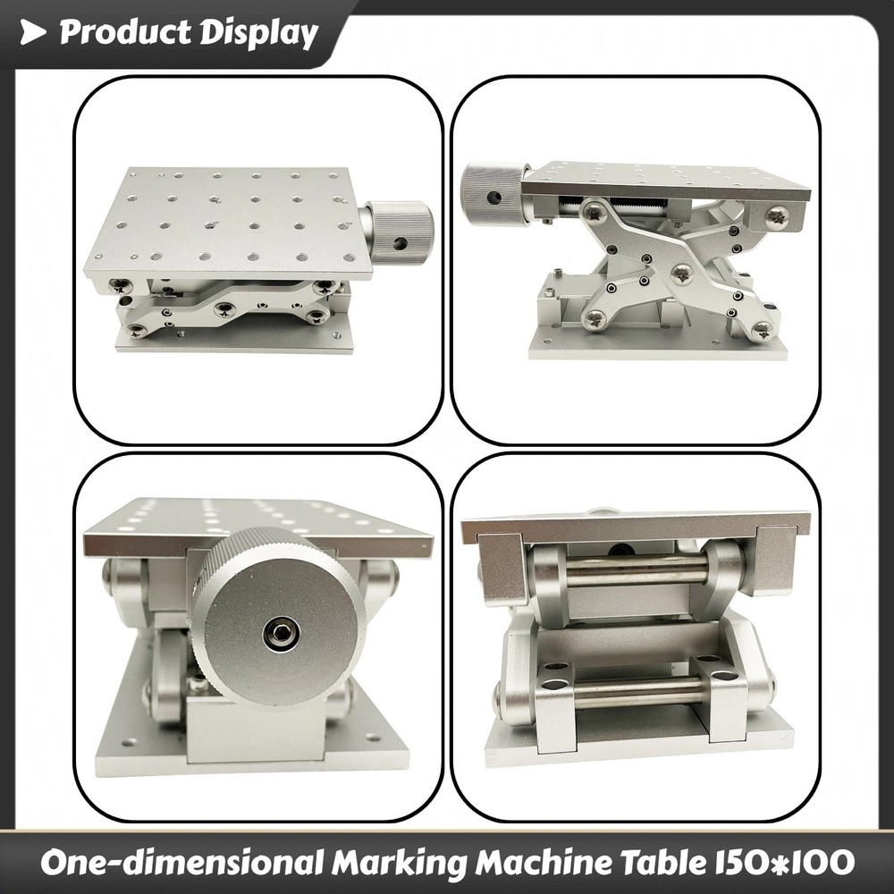 1D Workbench 75-136mm Height One-dimensional Laser Marking Machine Table 150*100