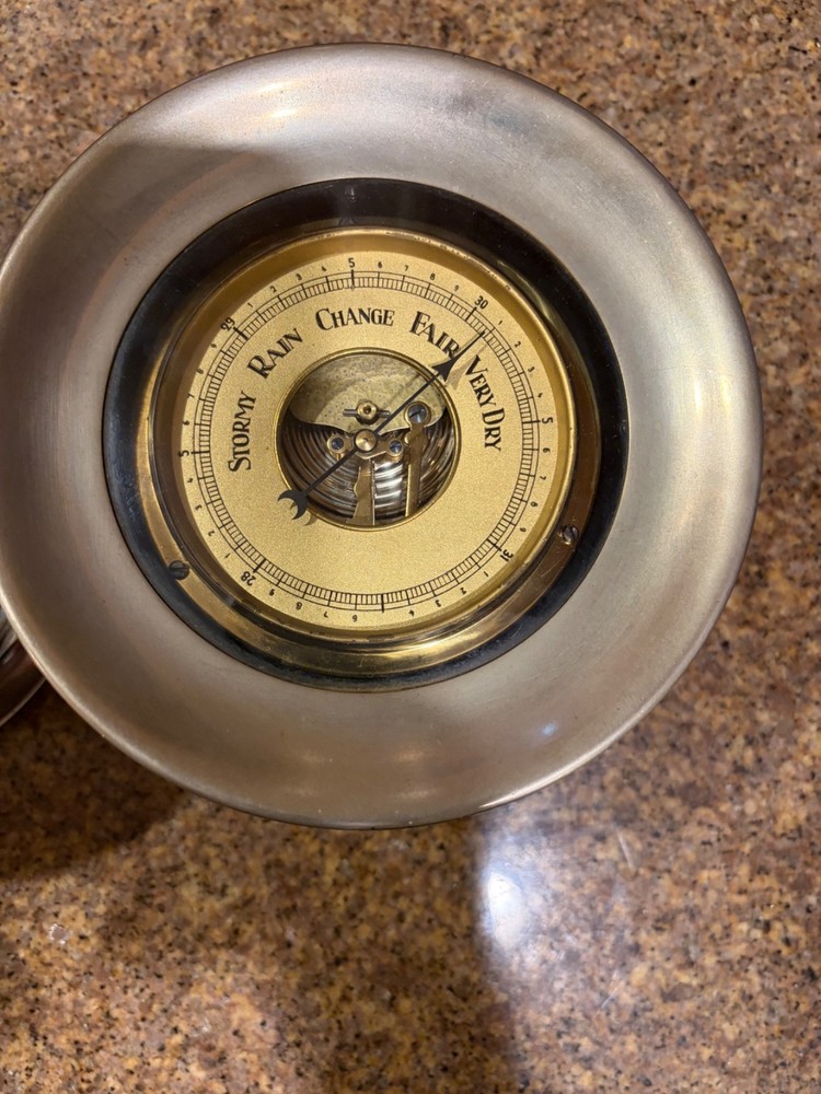 E HOWARD & Co Ships Clock w/Barometer