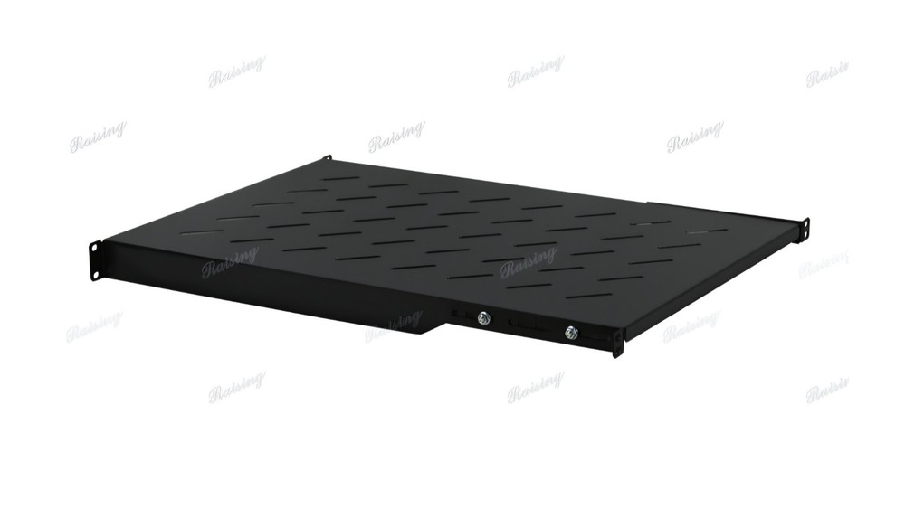 Fixed Rack Server Shelf 1U 19" 4 Post Rack Mount Adjustable 30"-35"