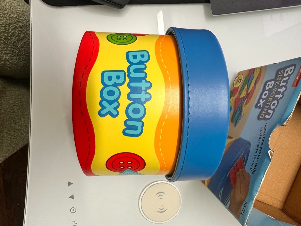 Lakeshore Button Size-Sorting Box-Motor Skills Learning