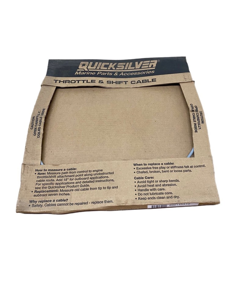 Mercury/Quicksilver 10' Throttle & Shift Cable  Part# 896145A10