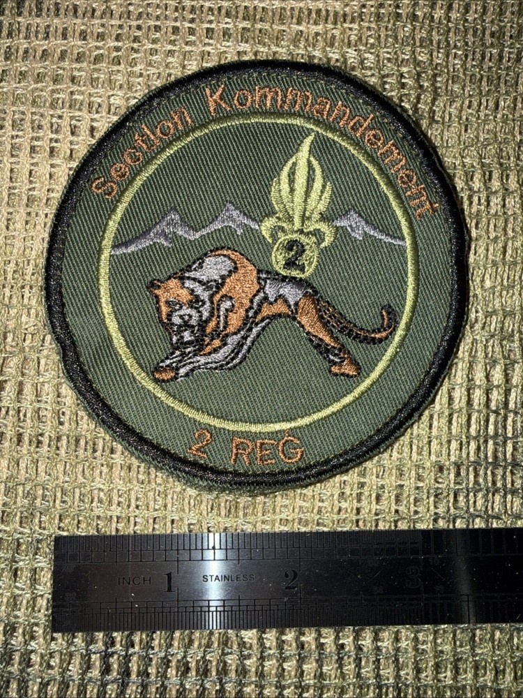 French Foreign Legion Section Kommandement 2 Reg Patch