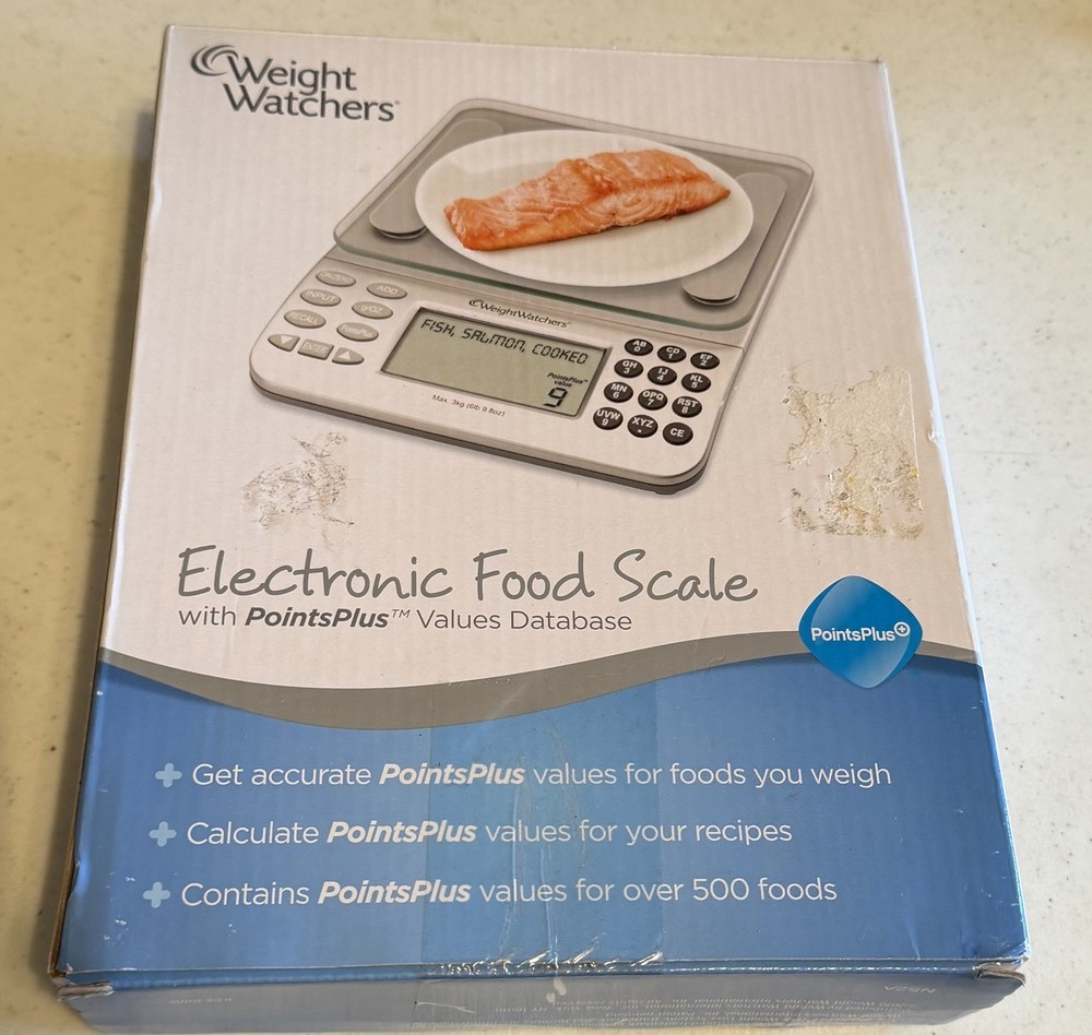 Weight Watchers Electronic Food Scale w/ Points Plus Values Database Points