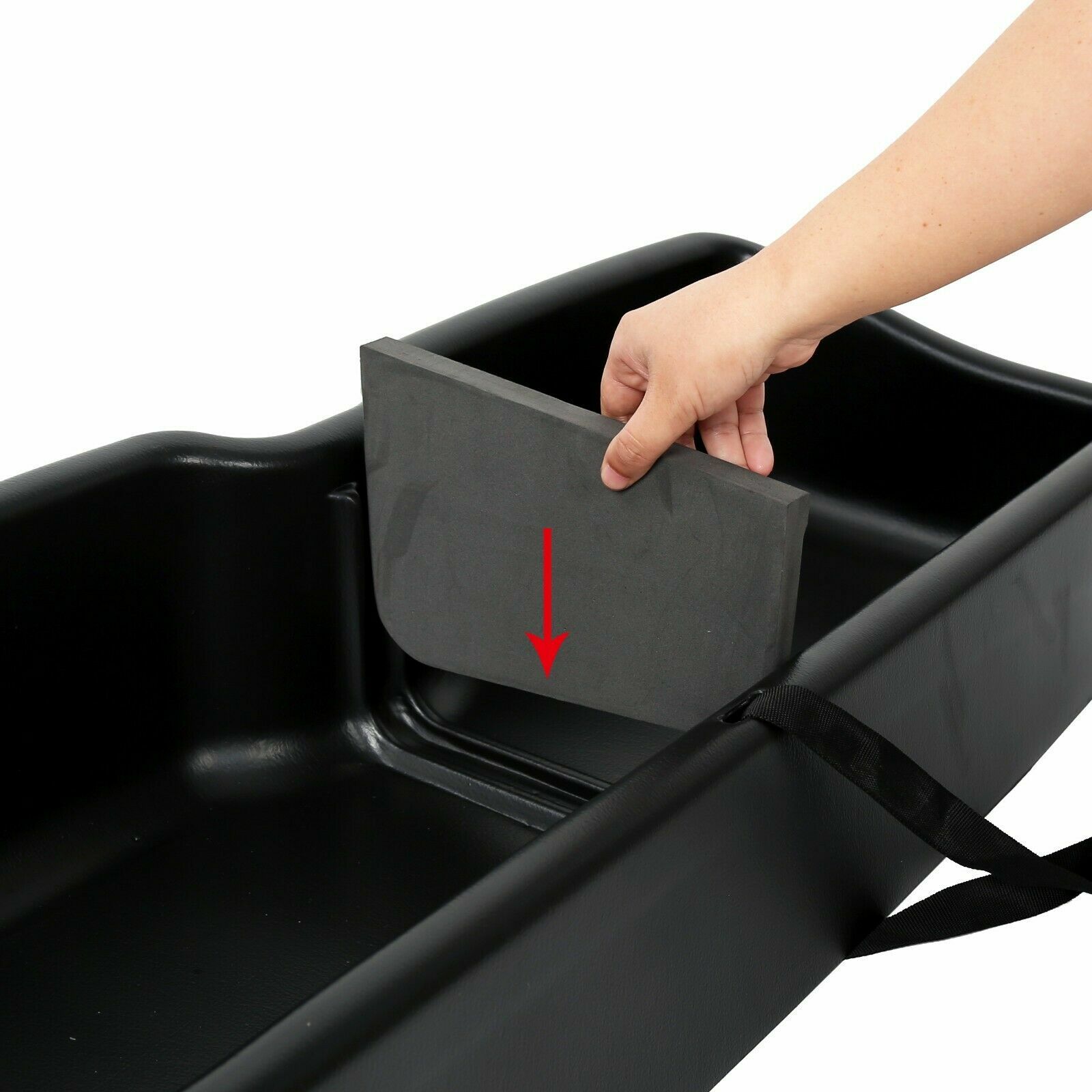 Under Seat Storage Box For 15-24 F150 17-20 F250 F350 18-24 F450 Super Crew Cab