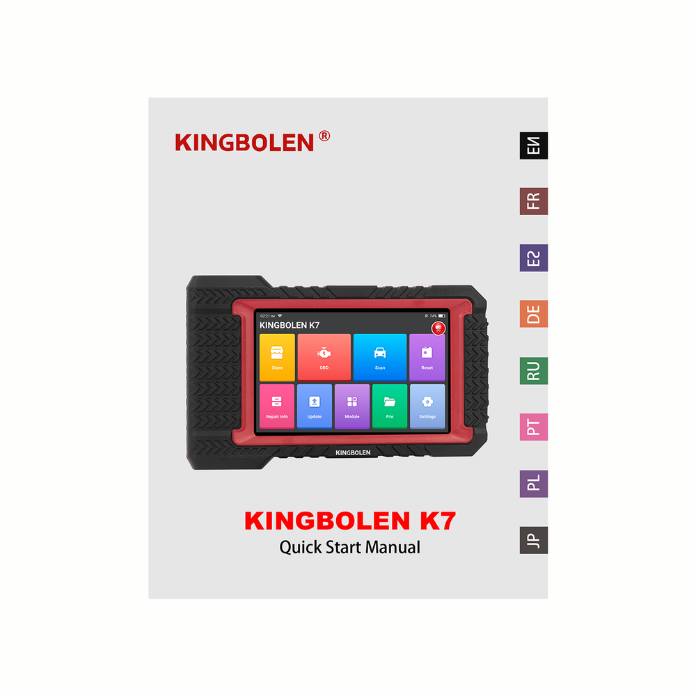 KINGBOLEN K7 OBD2 Scanner Full System Car Diagnostic Tool Code Reader ECU Coding