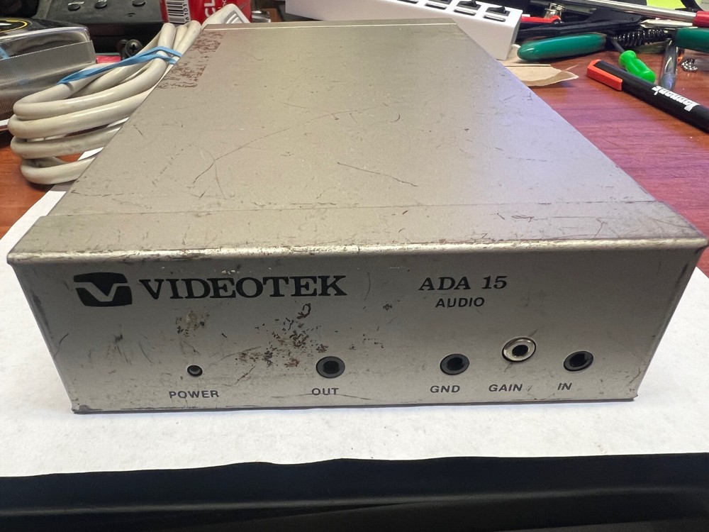 VIDEOTEK ADA-15 Audio Distribution Amplifier