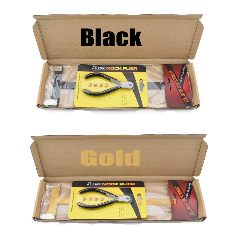 Archery T Shape Bow Square Ruler String Nocking Points Pliers Strings Knock Set