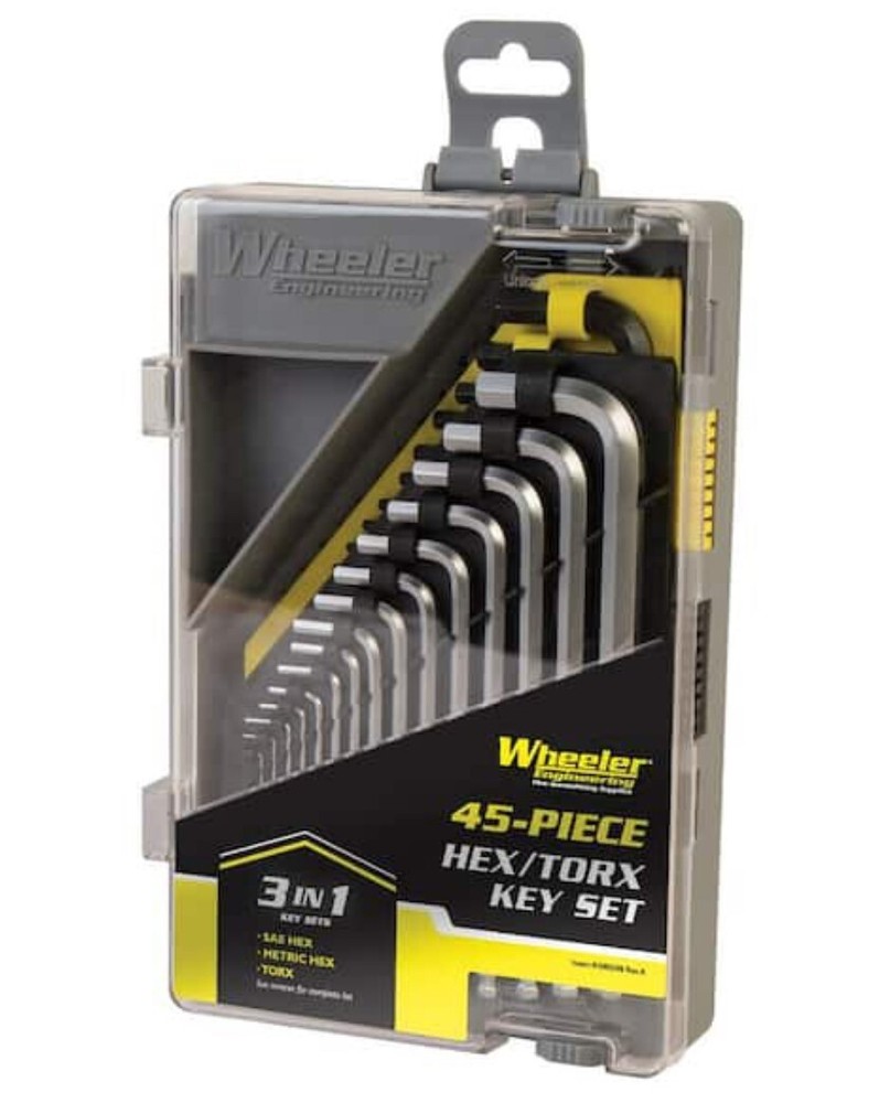 WHEELER 45pc Hex/Torx Key Set #1081959