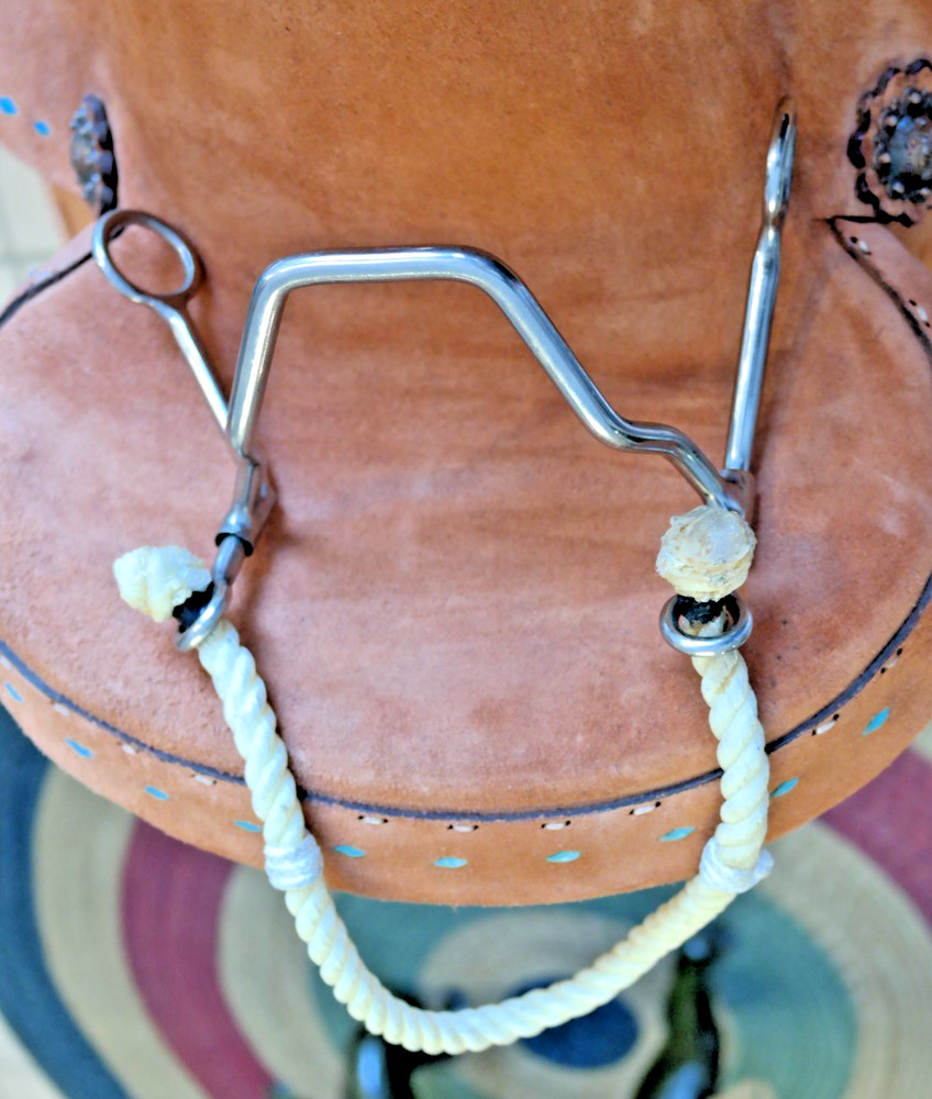 Stop N’ Turn - Bumper Hackamore with Rope Noseband