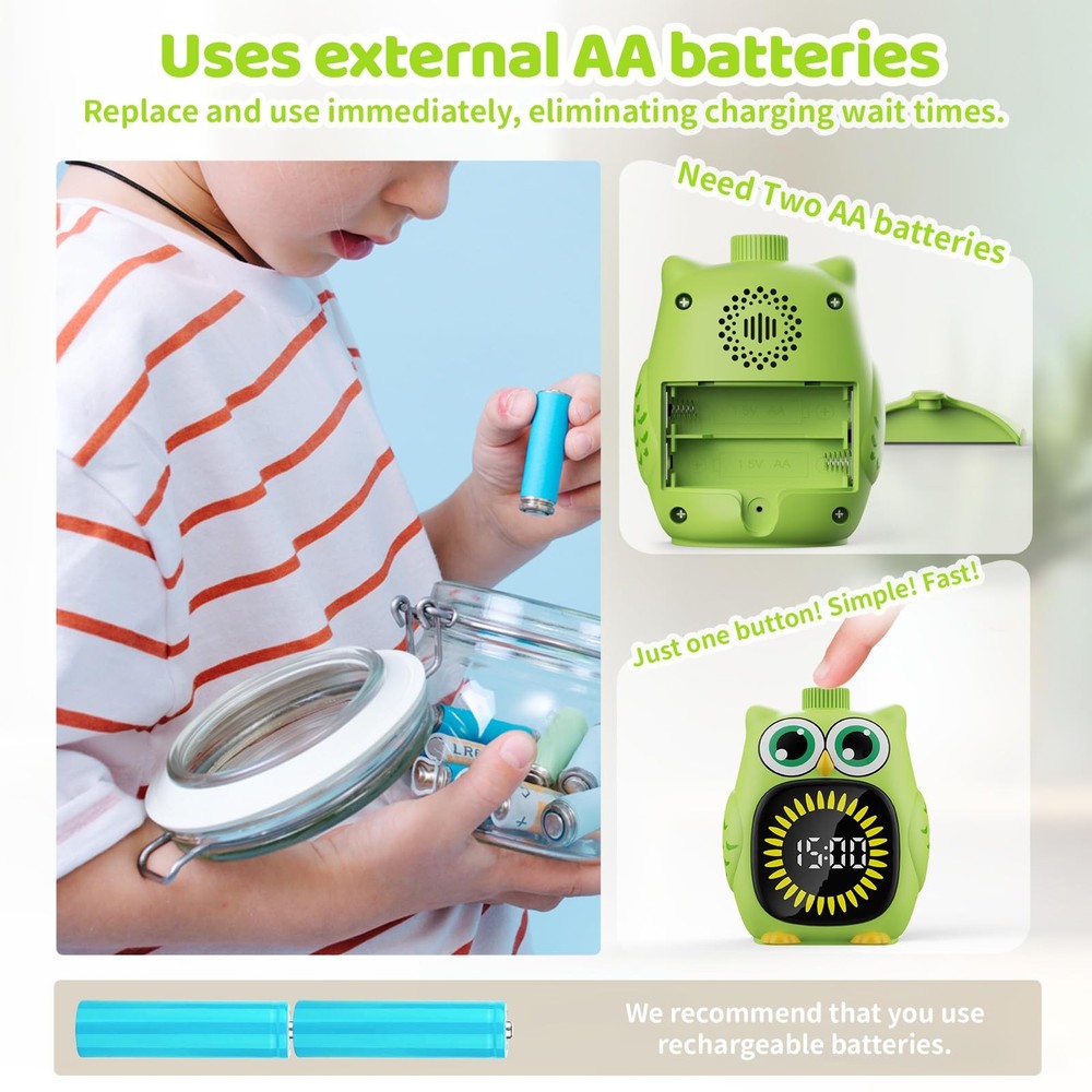 Owl Visual Timer for Kids 99 Min Visual Countdown Time for Classroom Home Kid...