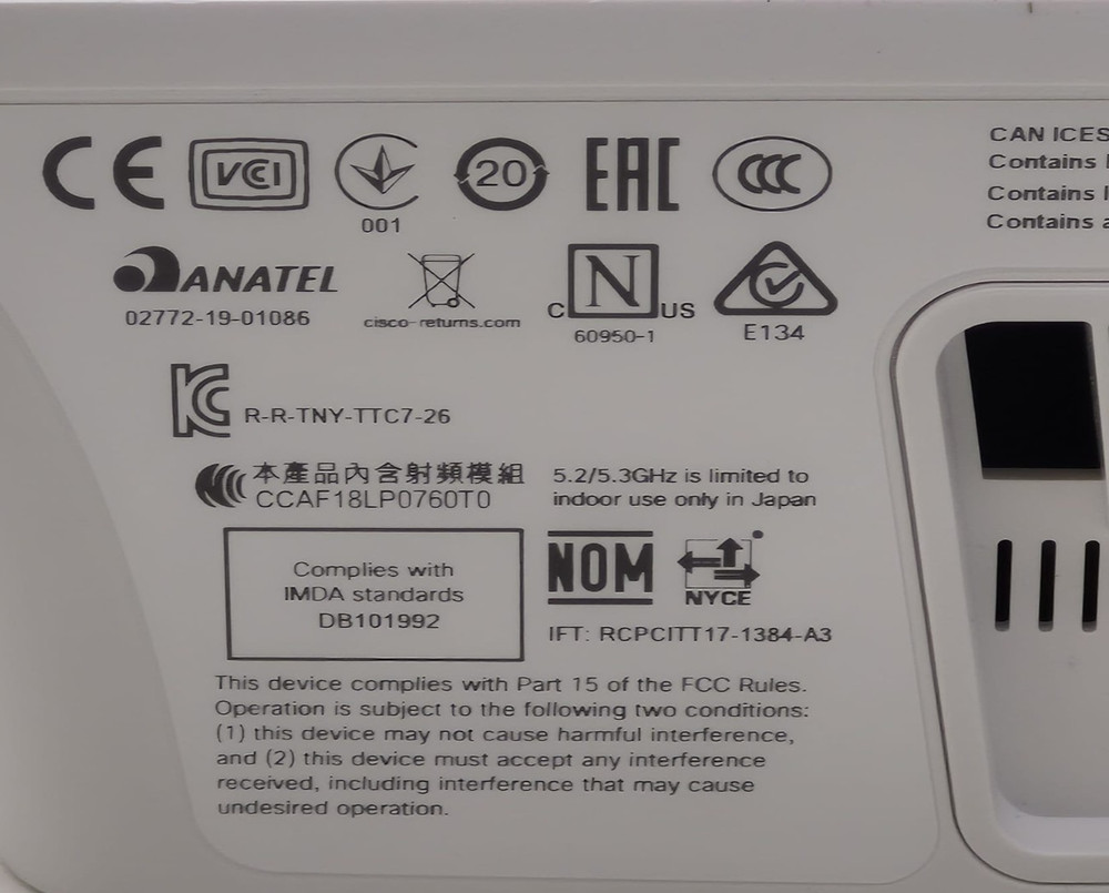 Cisco TTC7-26 / CS-KIT-MINI Conference Webex Room Camera - White