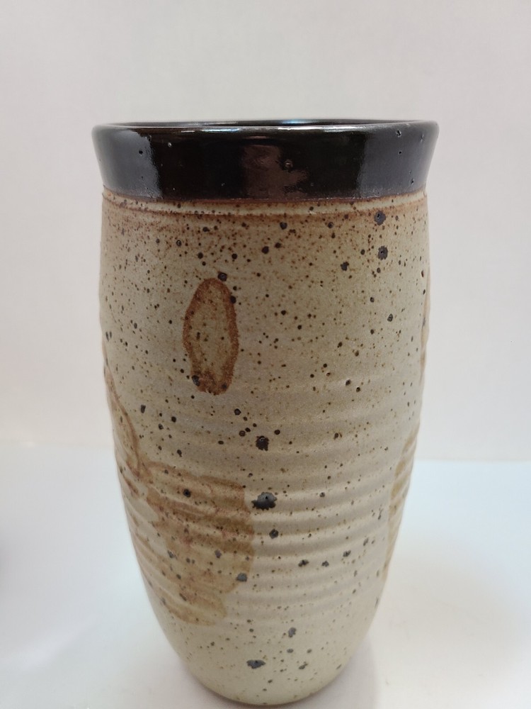 VTG. Pottery Vase Signed Barbara Hill '99