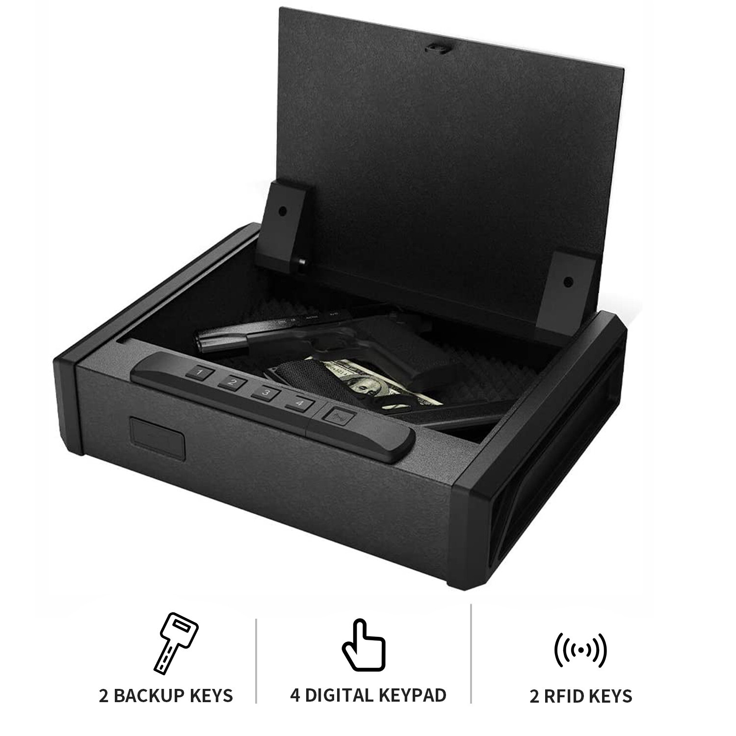 RPNB Gun Security Safe Quick-Access Safety RFID New