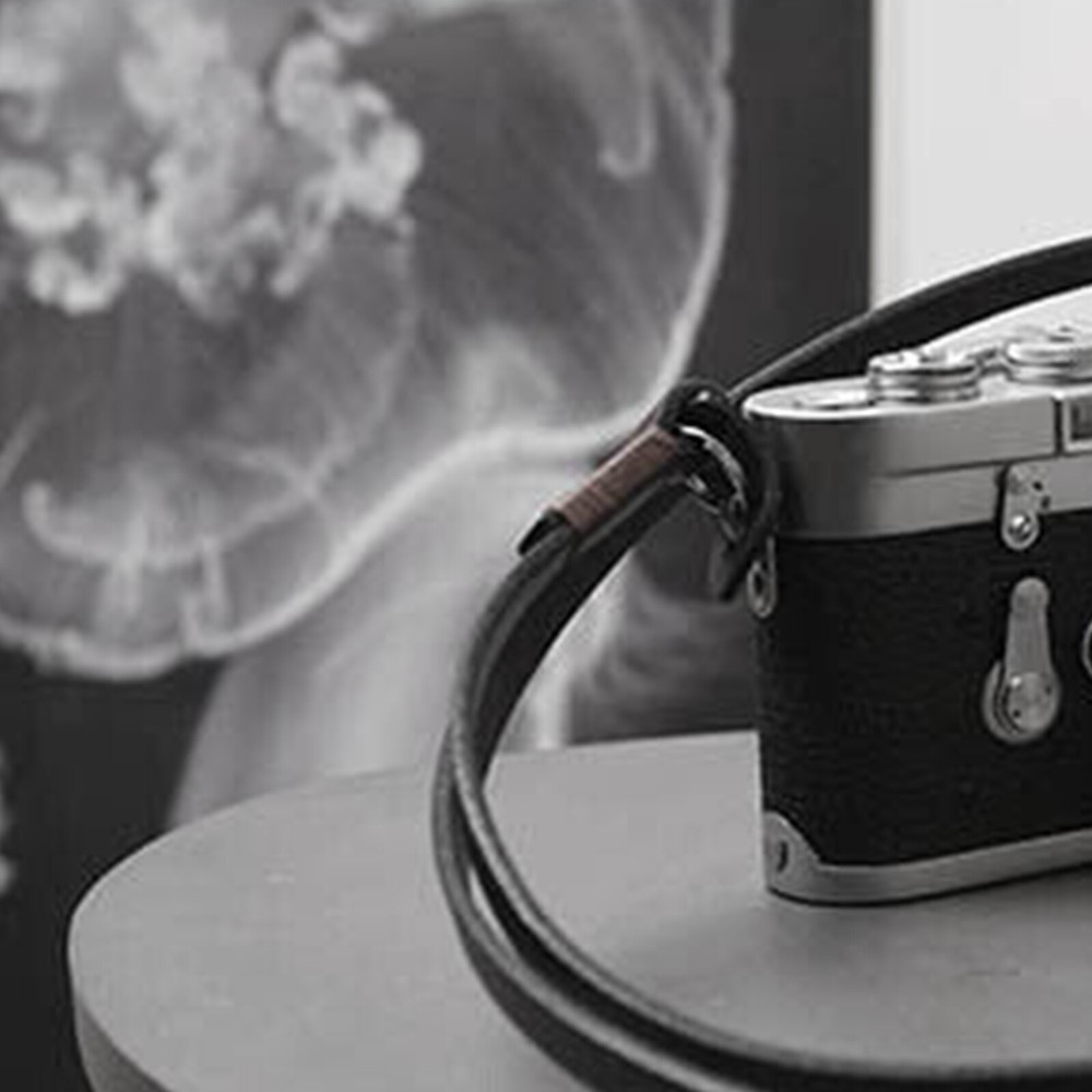 8mm Wide Handmade Camera Leather Wrist Strap Microscope Leather Hand Strap