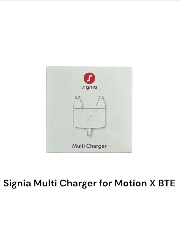 Signia Universal Multi Charger for Motion X BTE Model Hearing Aids