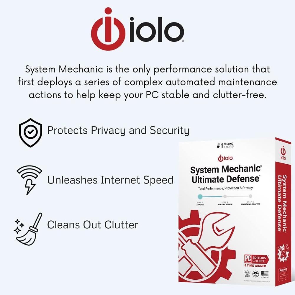 - System Mechanic Ultimate Defense Antivirus Software and Malware, Protection...