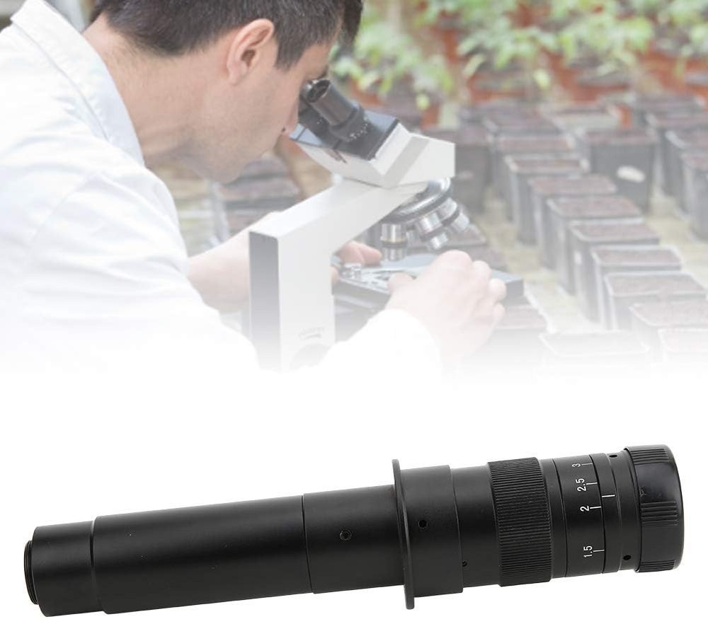 Oumefar 300X 25mm C-Mount Lens for Microscope Cameras