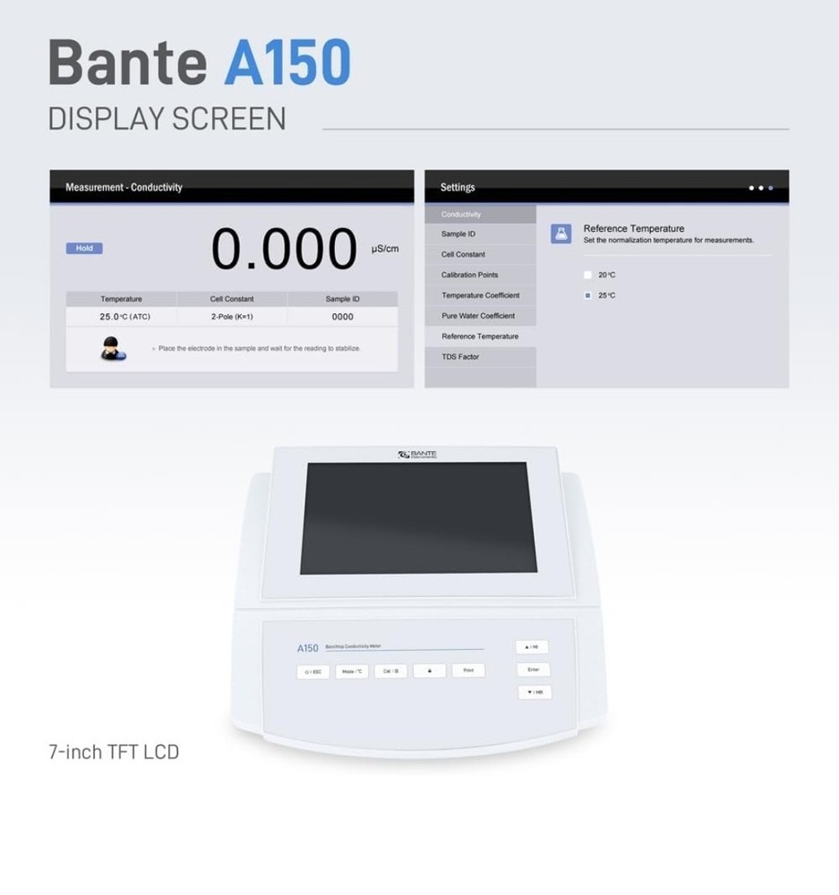 Bante A150 Laboratory Conductivity Meter - New Open Box!
