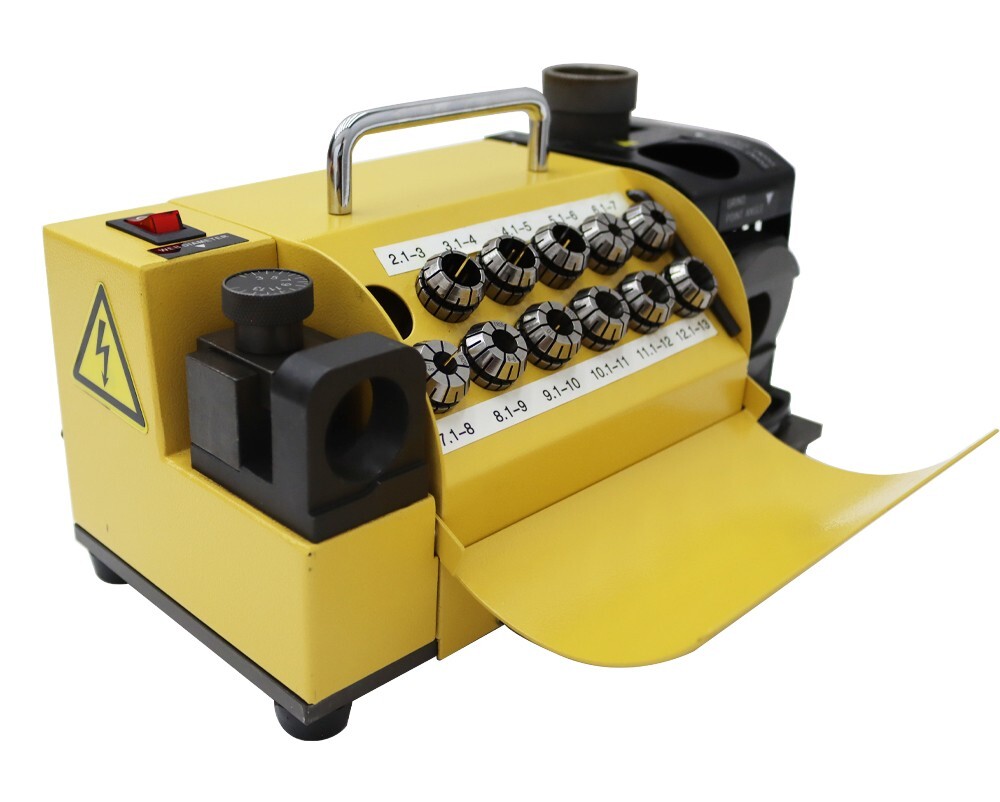 Drill Bit Sharpener Drill Grindeing Machine w/11 Collets Easy Operate 110V 120W