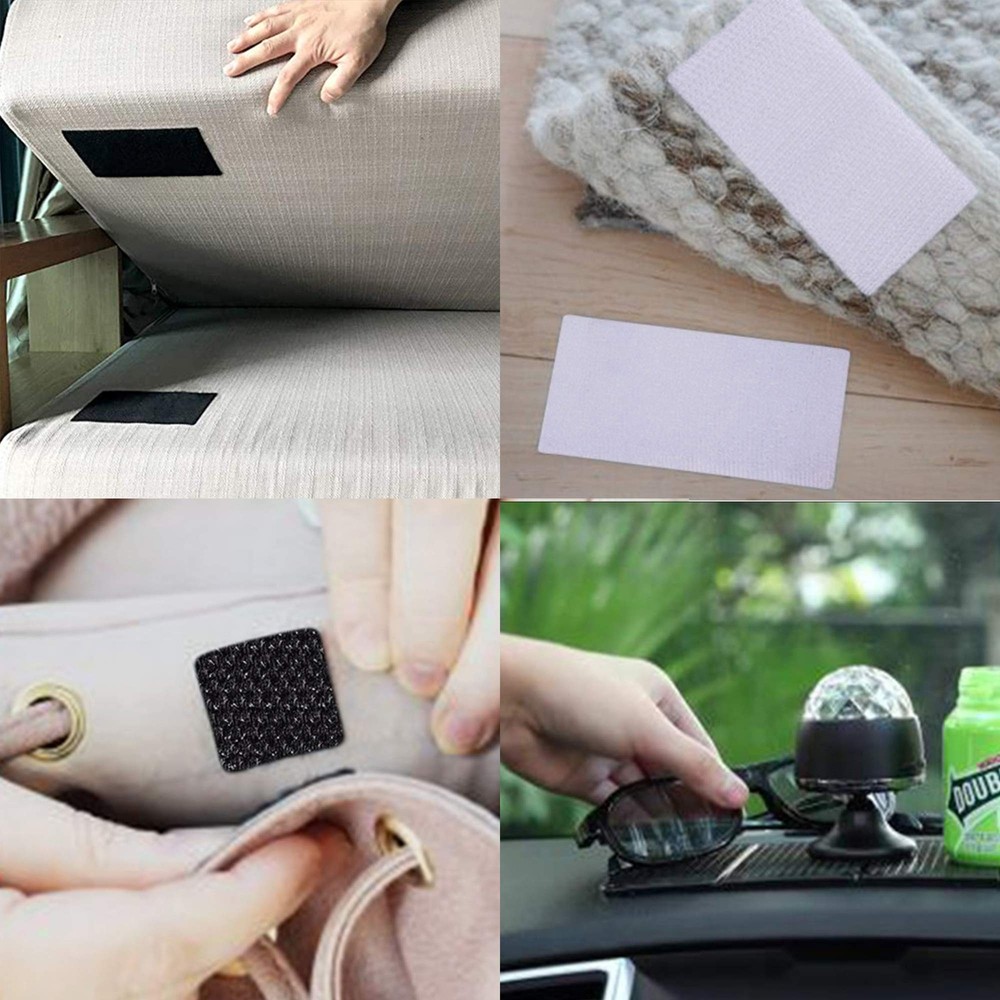3M Hook and Loop Self Adhesive Tape 2” x 10Ft 9448A Sticky Back Interlocking ...